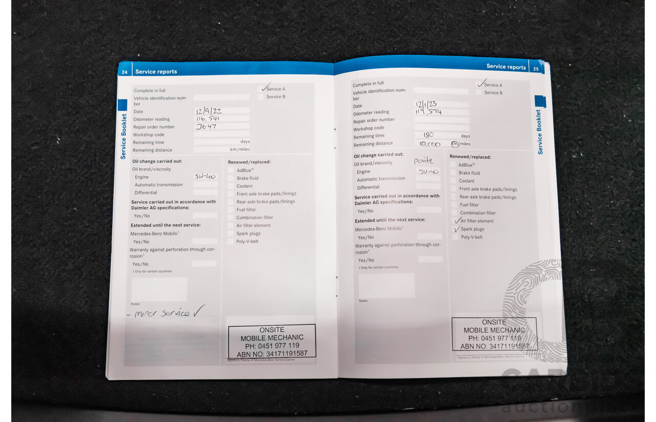 11/11 Mercedes-Benz C63 AMG RWD W204 MY11 4D Sedan Magnetite Black Metallic V8 6.3L