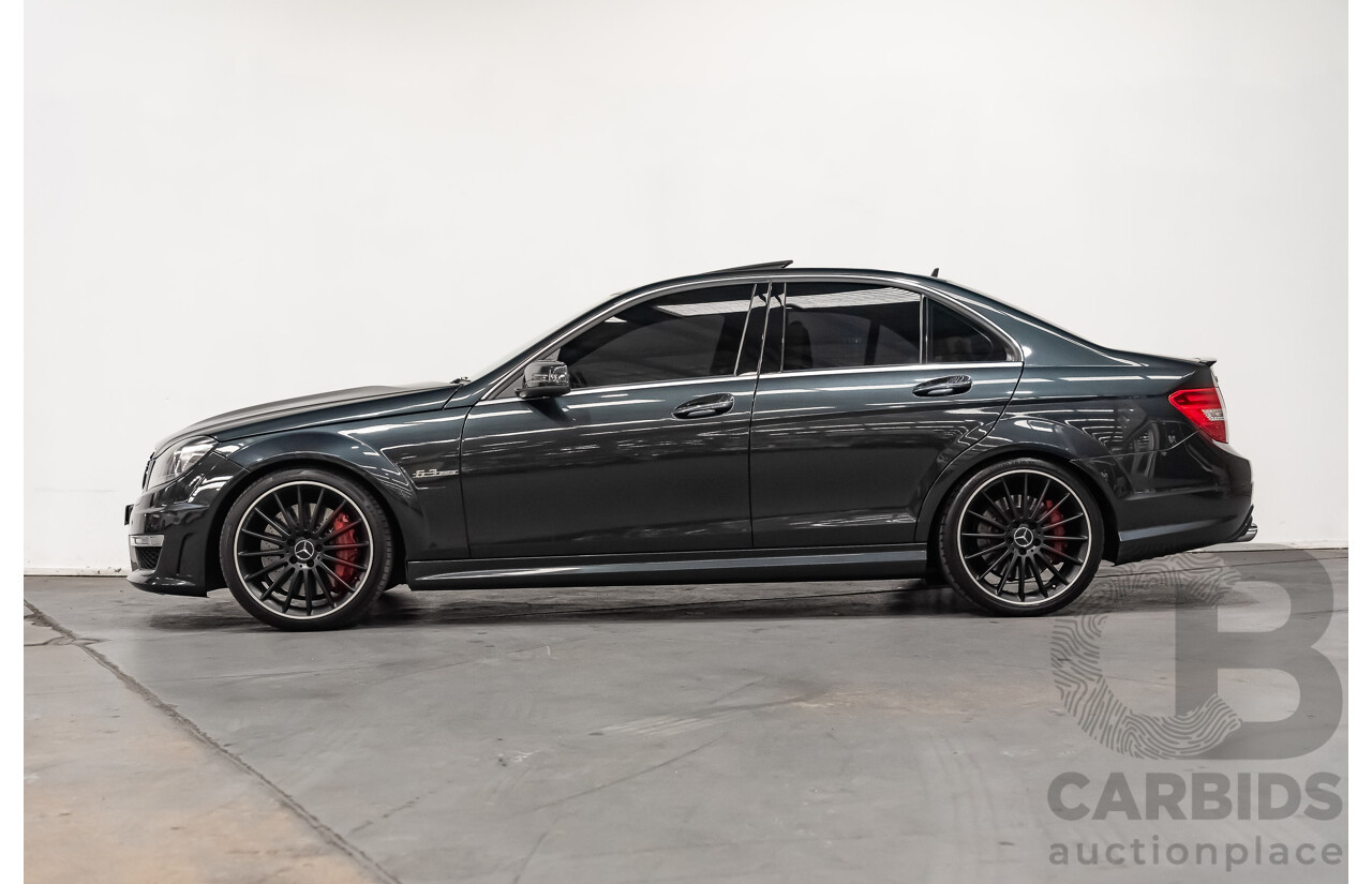 11/11 Mercedes-Benz C63 AMG RWD W204 MY11 4D Sedan Magnetite Black Metallic V8 6.3L