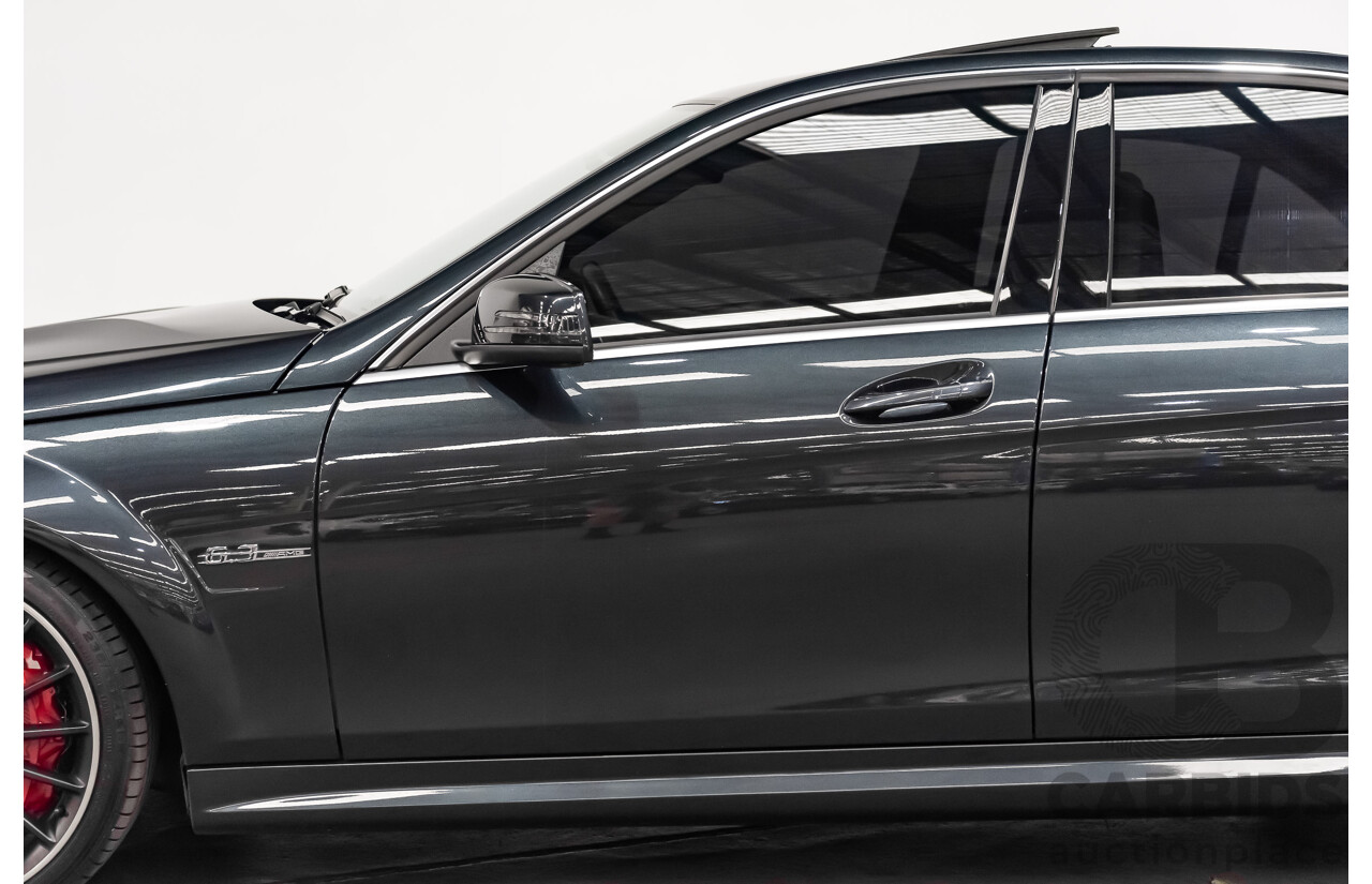 11/11 Mercedes-Benz C63 AMG RWD W204 MY11 4D Sedan Magnetite Black Metallic V8 6.3L