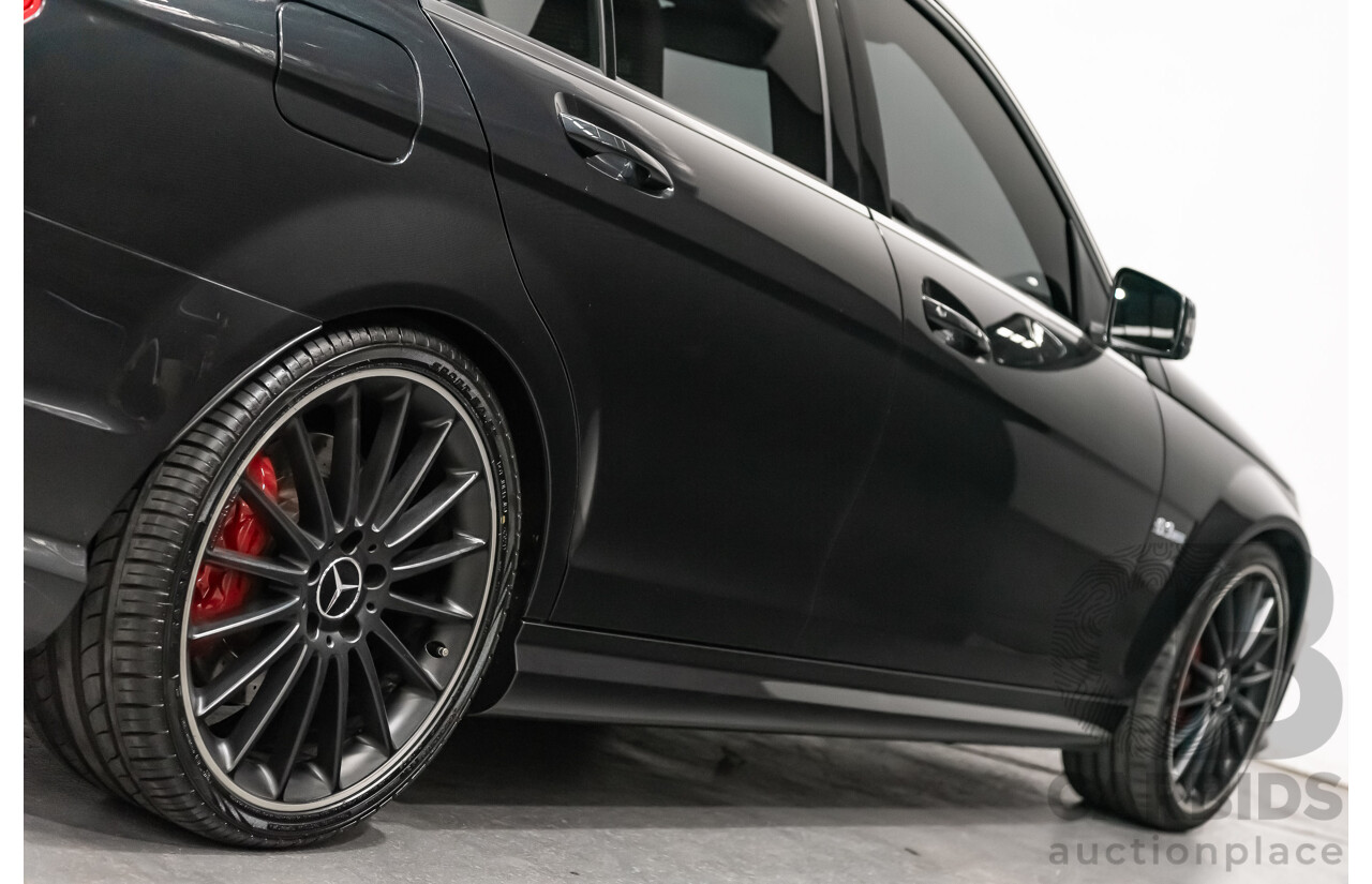 11/11 Mercedes-Benz C63 AMG RWD W204 MY11 4D Sedan Magnetite Black Metallic V8 6.3L