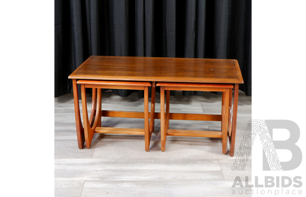 Nest of Three Side Tables by Kalmar