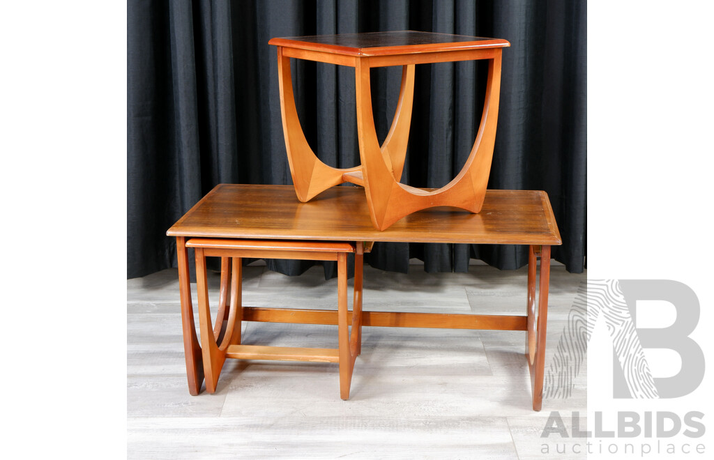 Nest of Three Side Tables by Kalmar