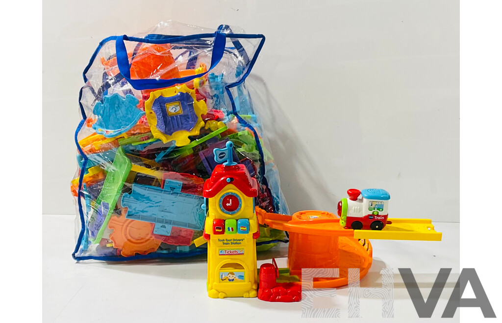 Large Collection of Vtech Plastic Children’s Train Set