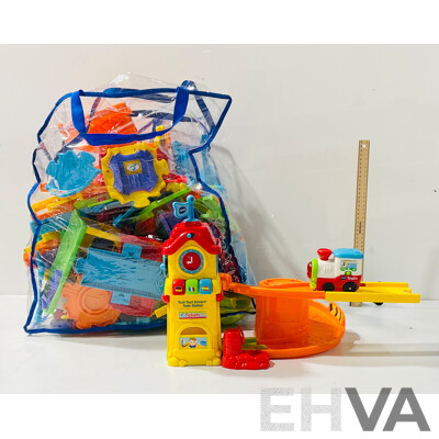 Large Collection of Vtech Plastic Children’s Train Set