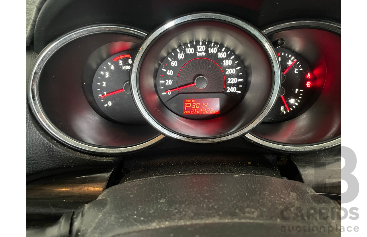 05/12 Kia Sorento Si (4x4) AWD XM MY12 4D Wagon Black 2.2L