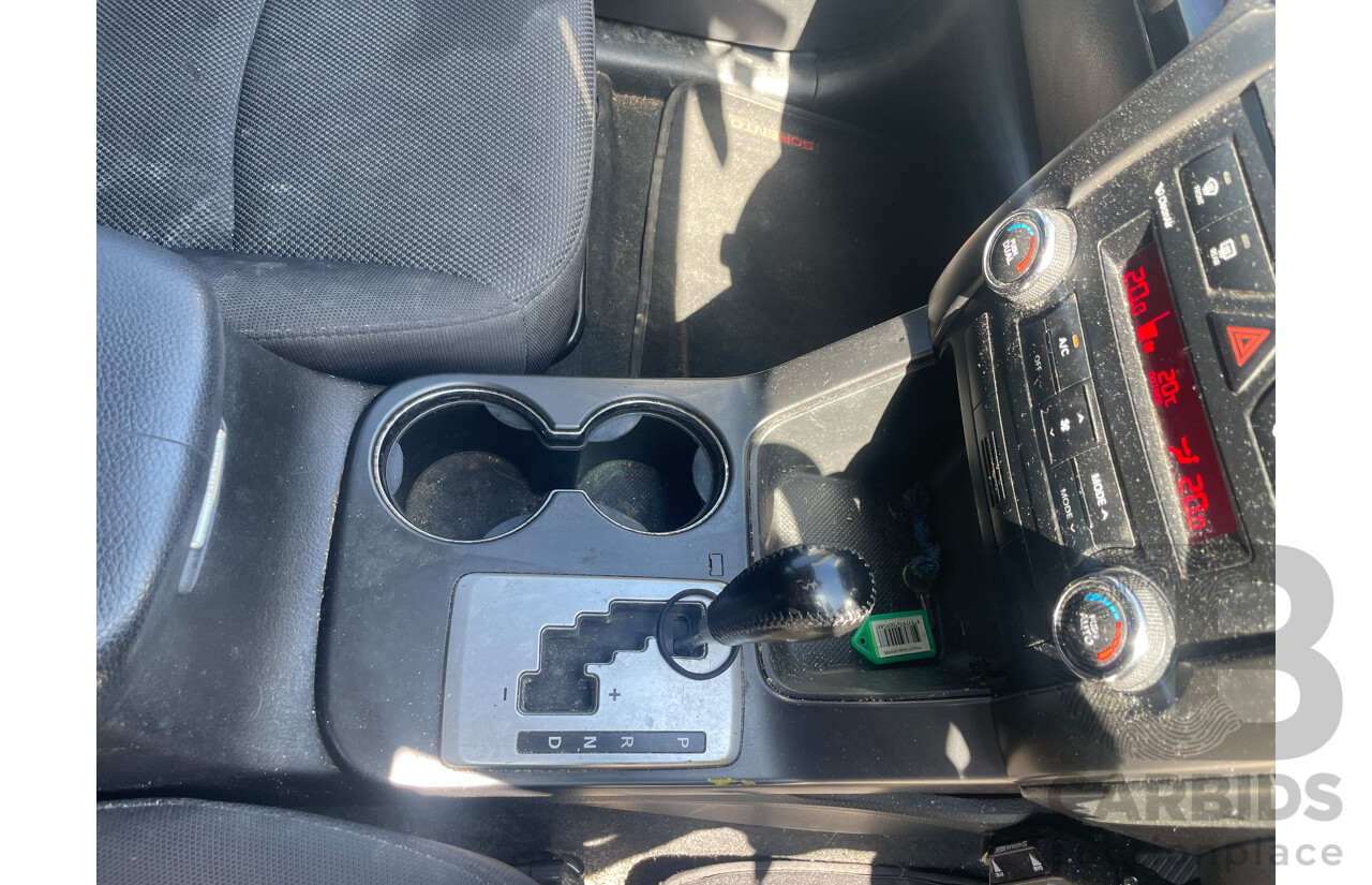 05/12 Kia Sorento Si (4x4) AWD XM MY12 4D Wagon Black 2.2L