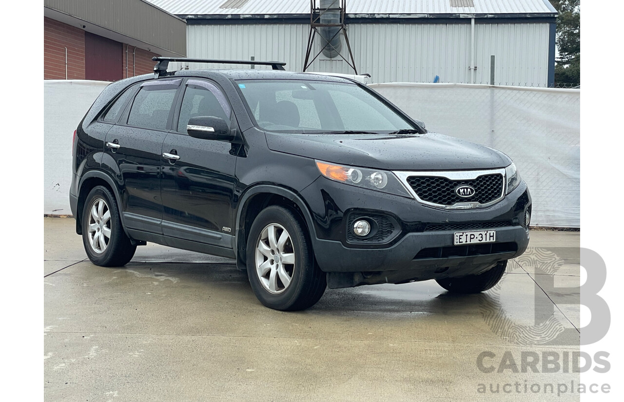 05/12 Kia Sorento Si (4x4) AWD XM MY12 4D Wagon Black 2.2L