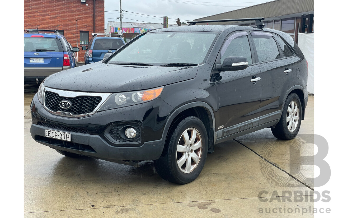 05/12 Kia Sorento Si (4x4) AWD XM MY12 4D Wagon Black 2.2L