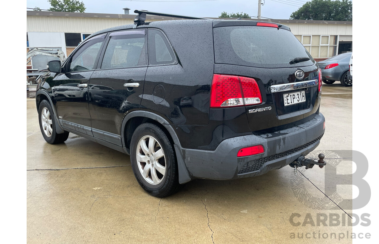 05/12 Kia Sorento Si (4x4) AWD XM MY12 4D Wagon Black 2.2L