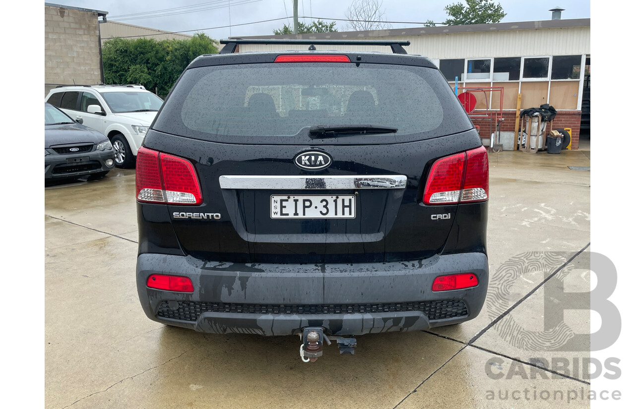 05/12 Kia Sorento Si (4x4) AWD XM MY12 4D Wagon Black 2.2L