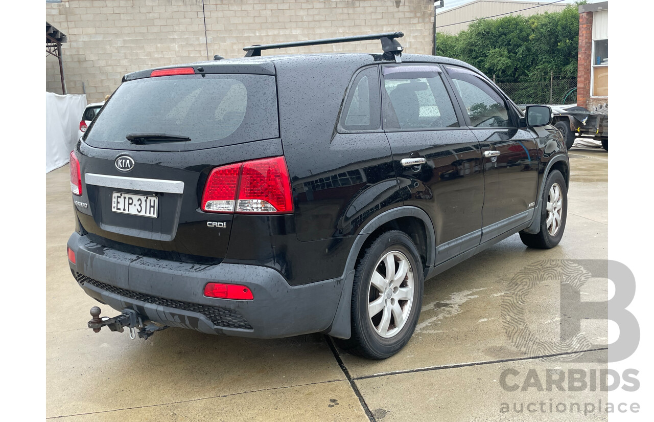 05/12 Kia Sorento Si (4x4) AWD XM MY12 4D Wagon Black 2.2L
