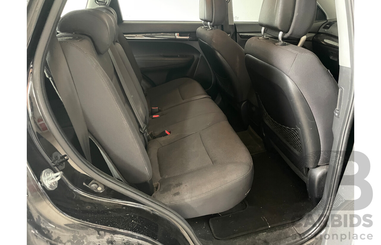 05/12 Kia Sorento Si (4x4) AWD XM MY12 4D Wagon Black 2.2L