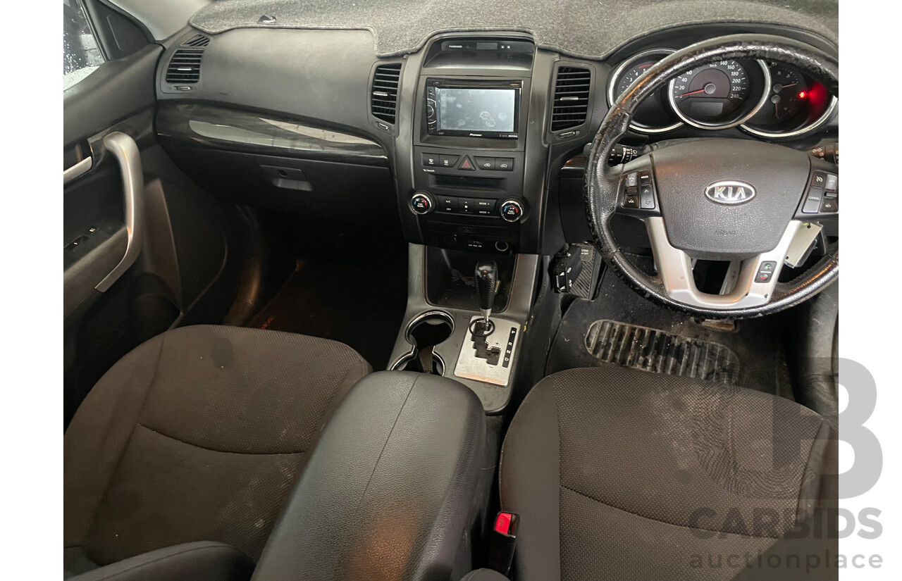 05/12 Kia Sorento Si (4x4) AWD XM MY12 4D Wagon Black 2.2L