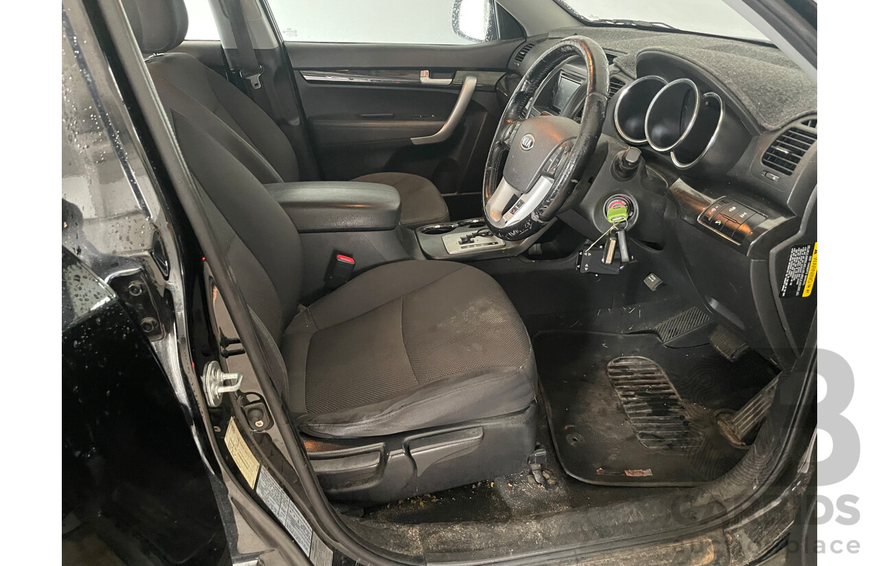 05/12 Kia Sorento Si (4x4) AWD XM MY12 4D Wagon Black 2.2L