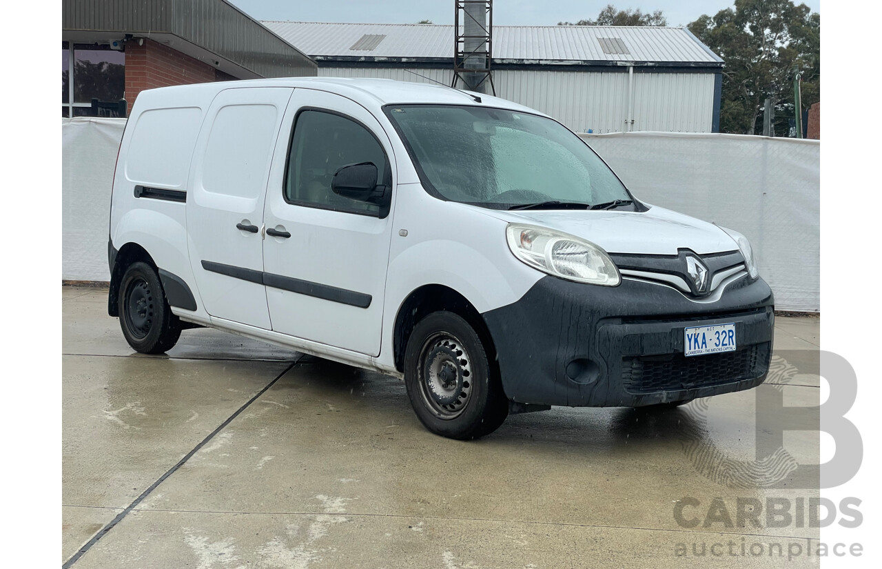07/14 Renault Kangoo MAXI FWD X61 MY14 4D Van White 1.5L