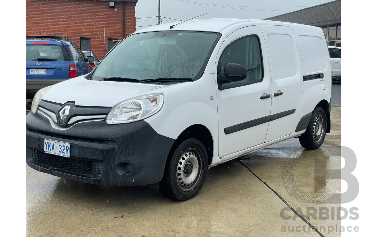 07/14 Renault Kangoo MAXI FWD X61 MY14 4D Van White 1.5L