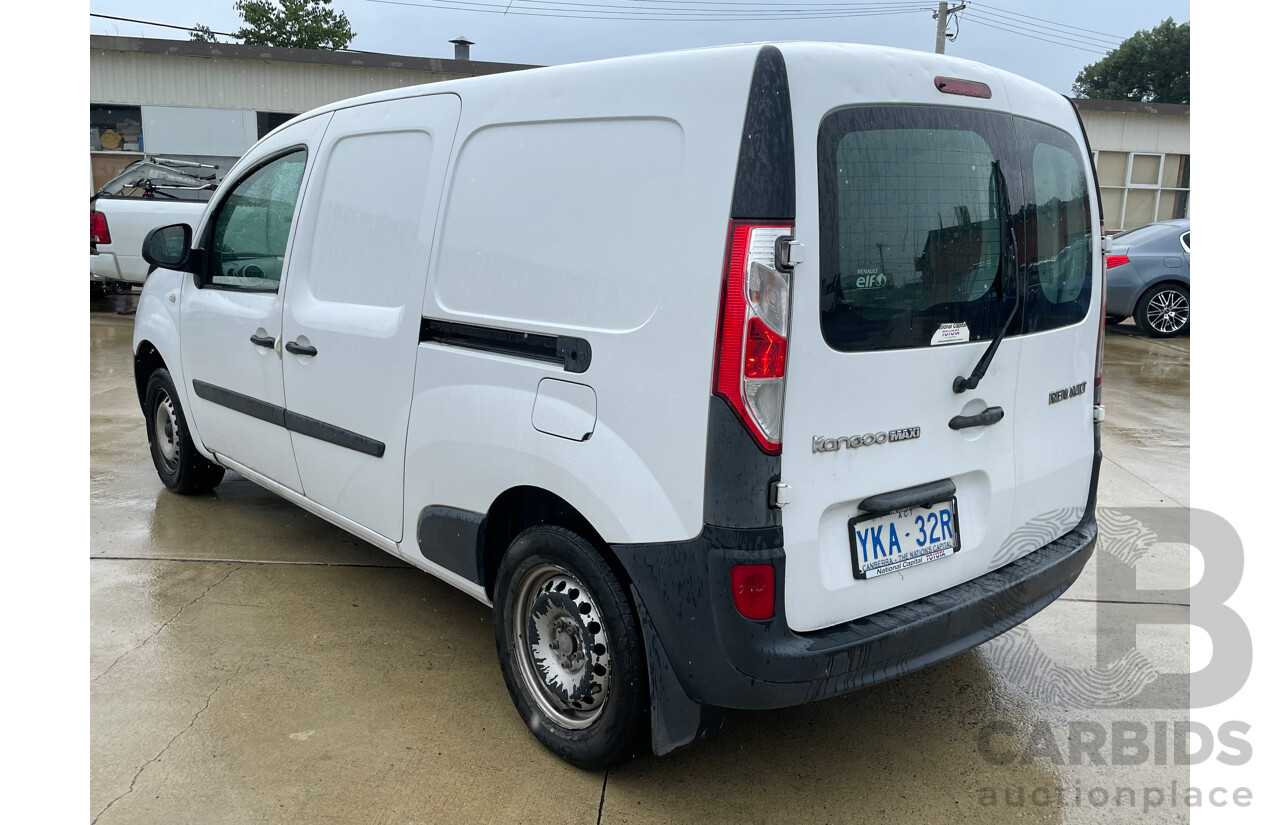 07/14 Renault Kangoo MAXI FWD X61 MY14 4D Van White 1.5L