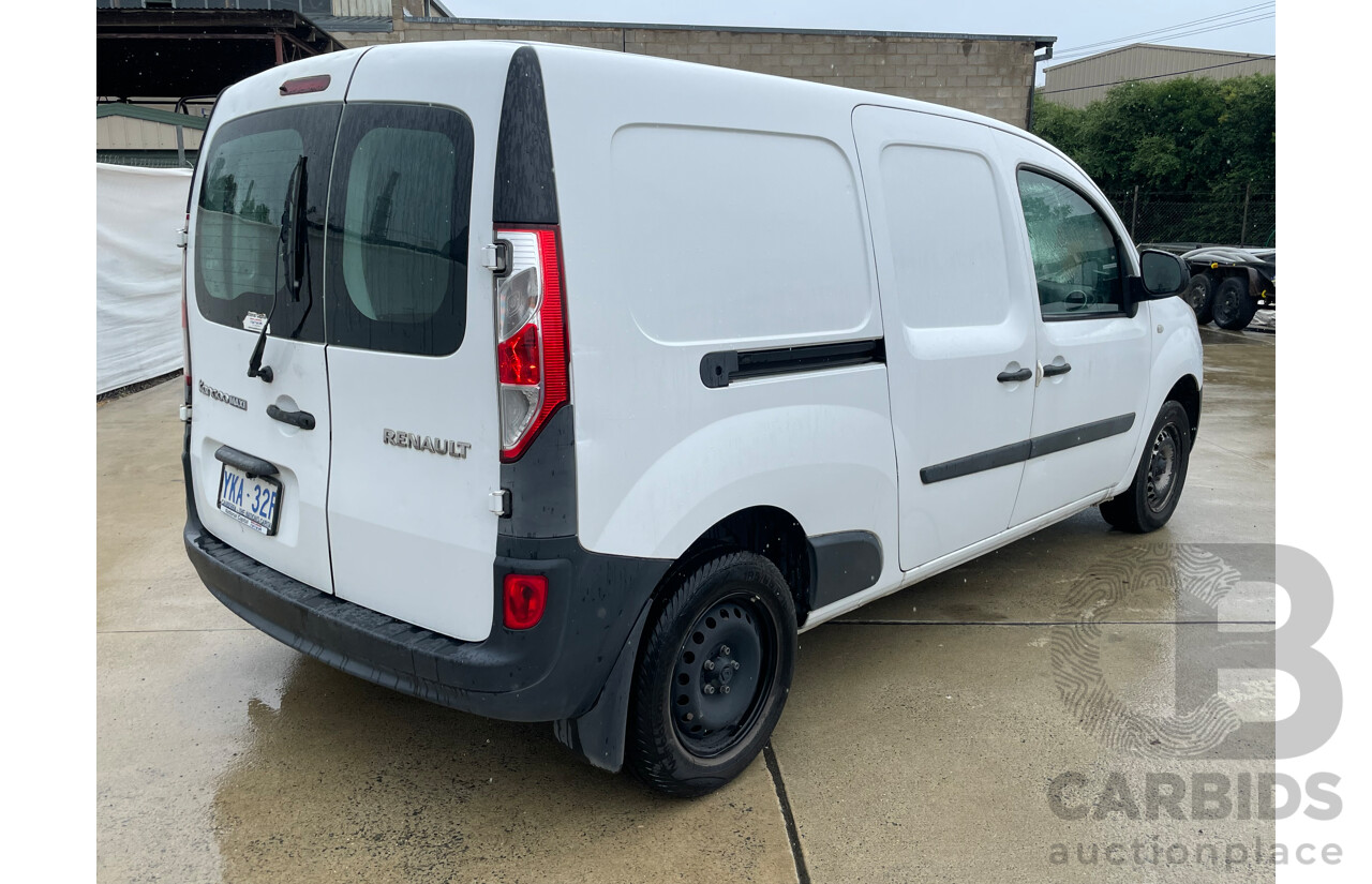 07/14 Renault Kangoo MAXI FWD X61 MY14 4D Van White 1.5L