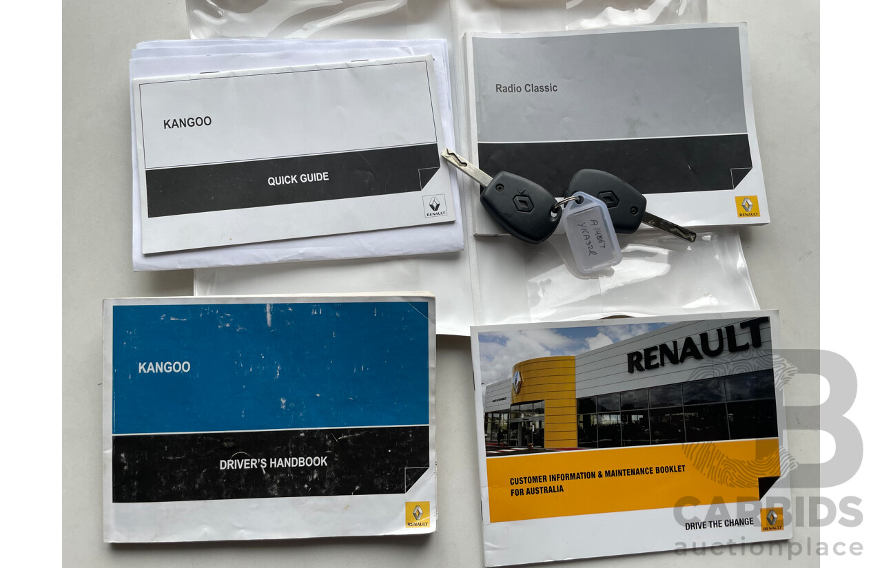 07/14 Renault Kangoo MAXI FWD X61 MY14 4D Van White 1.5L