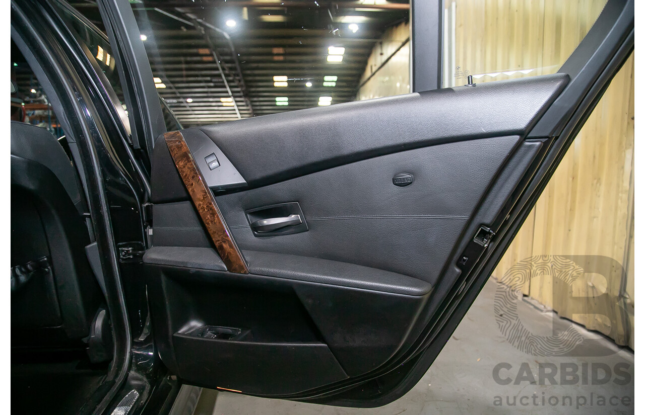 1/2006 BMW 530i E60 4d Sedan Black 3.0L