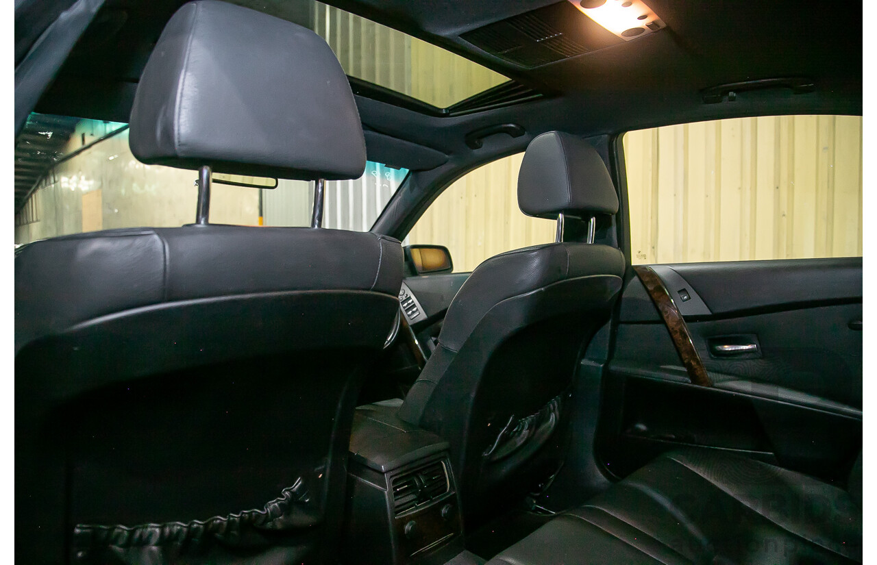 1/2006 BMW 530i E60 4d Sedan Black 3.0L