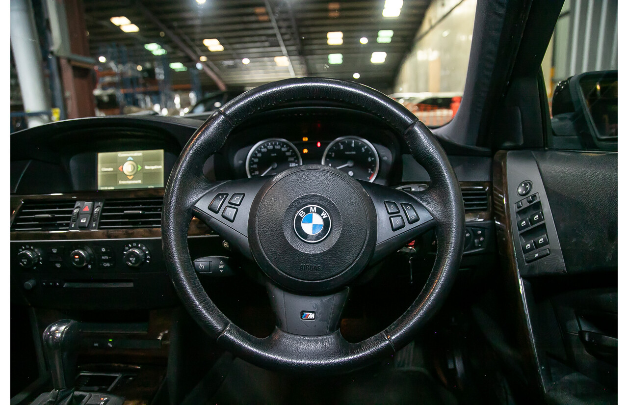 1/2006 BMW 530i E60 4d Sedan Black 3.0L