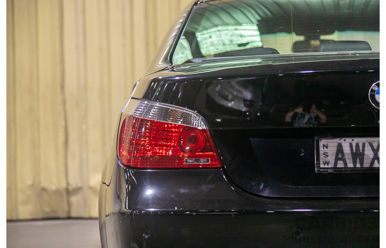 1/2006 BMW 530i E60 4d Sedan Black 3.0L