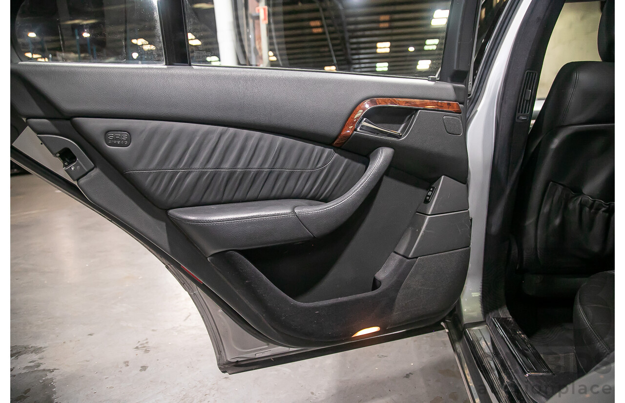 6/2003 Mercedes Benz S350 W220 4d Sedan Brilliant Silver Metallic V6 3.7L