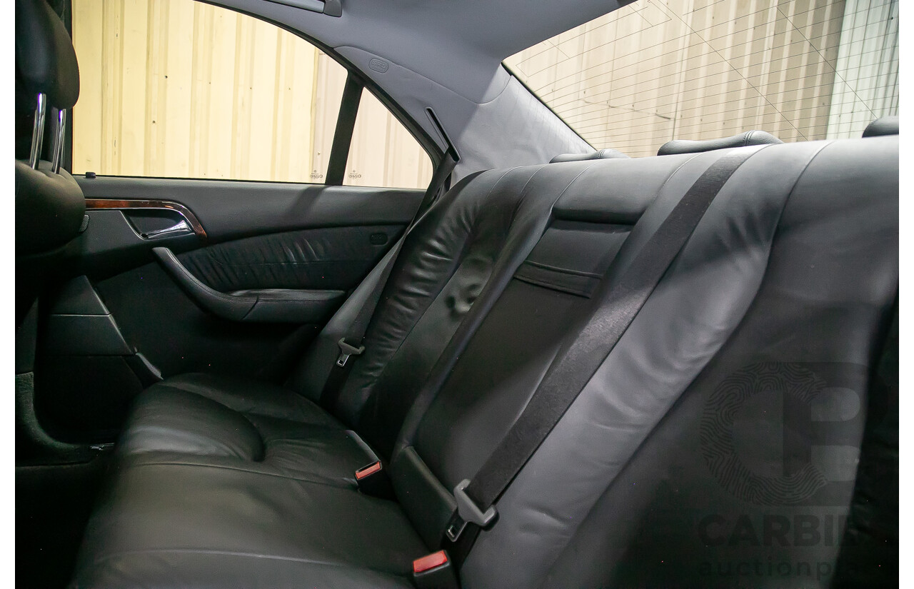 6/2003 Mercedes Benz S350 W220 4d Sedan Brilliant Silver Metallic V6 3.7L