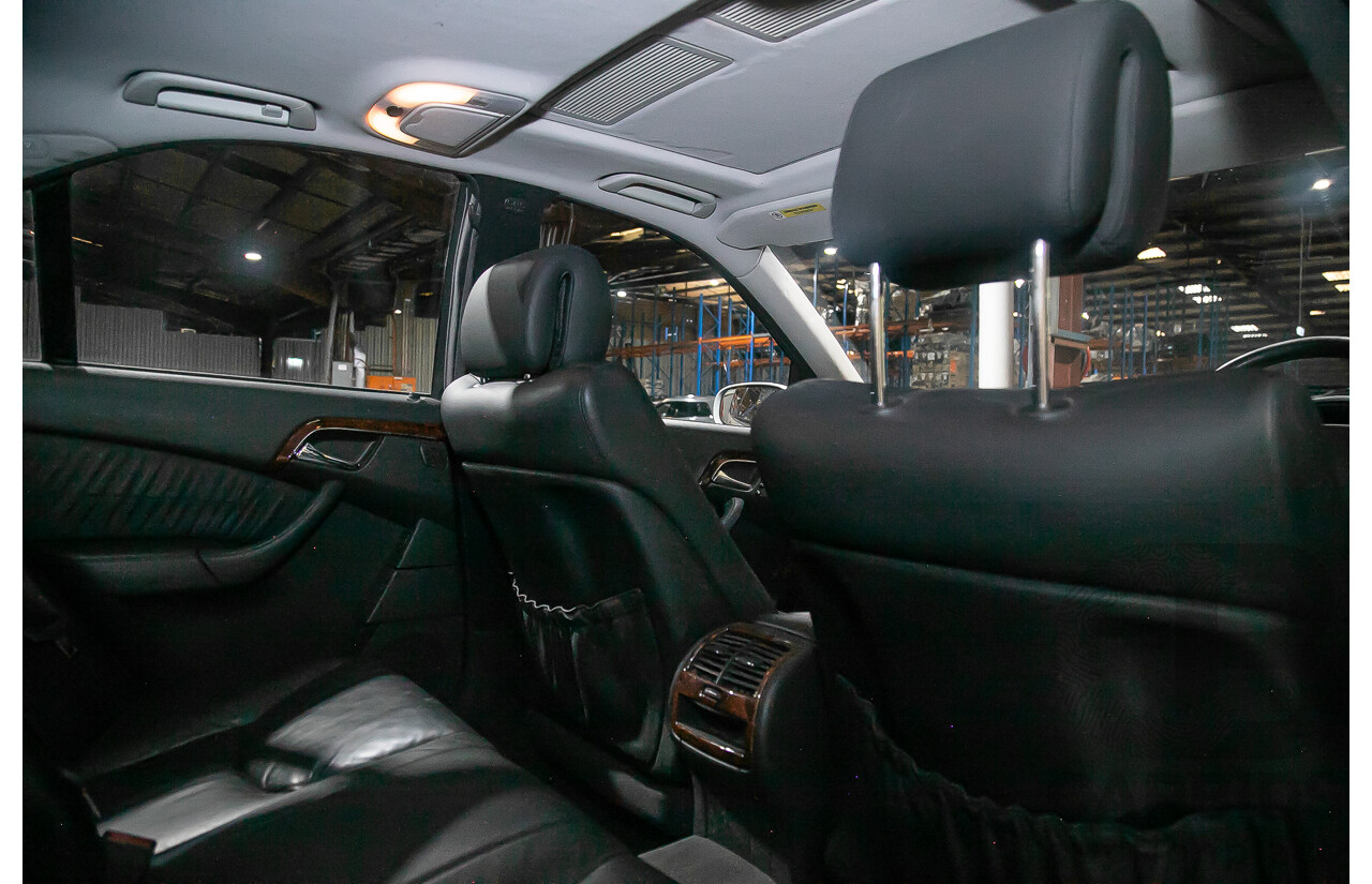 6/2003 Mercedes Benz S350 W220 4d Sedan Brilliant Silver Metallic V6 3.7L