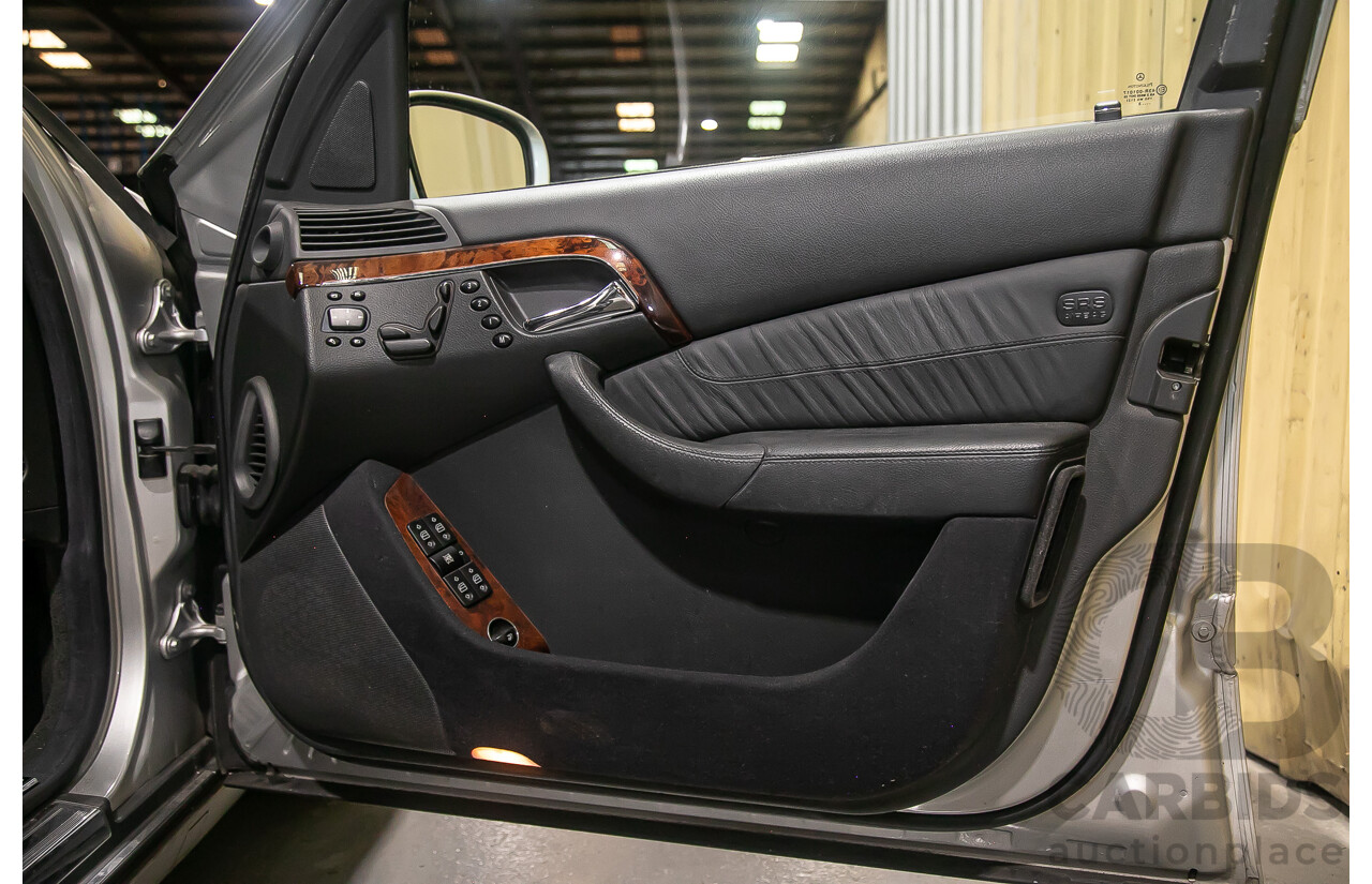 6/2003 Mercedes Benz S350 W220 4d Sedan Brilliant Silver Metallic V6 3.7L