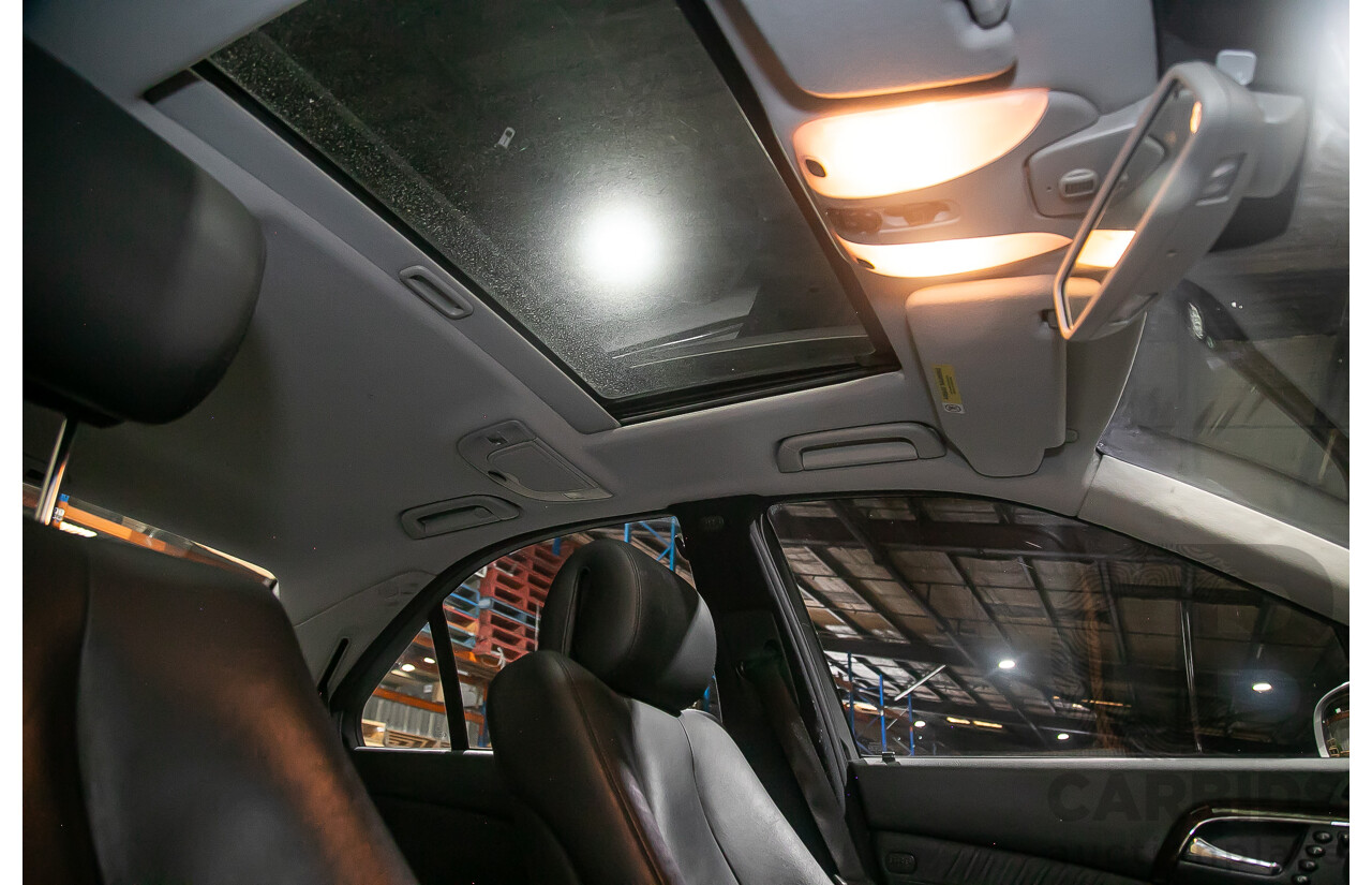 6/2003 Mercedes Benz S350 W220 4d Sedan Brilliant Silver Metallic V6 3.7L