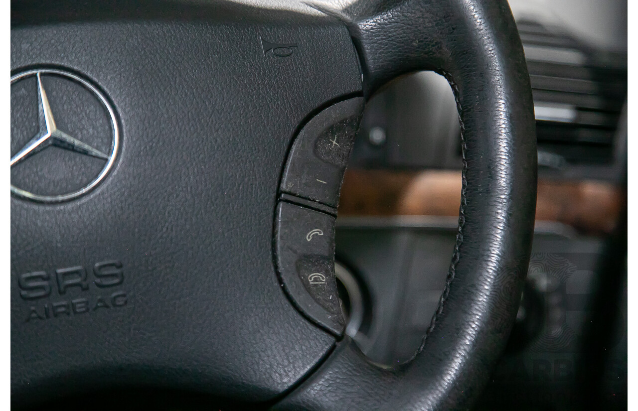 6/2003 Mercedes Benz S350 W220 4d Sedan Brilliant Silver Metallic V6 3.7L