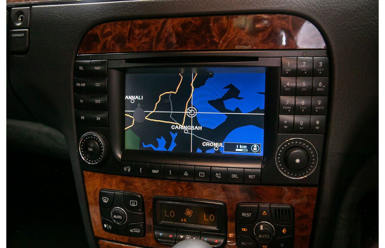 6/2003 Mercedes Benz S350 W220 4d Sedan Brilliant Silver Metallic V6 3.7L