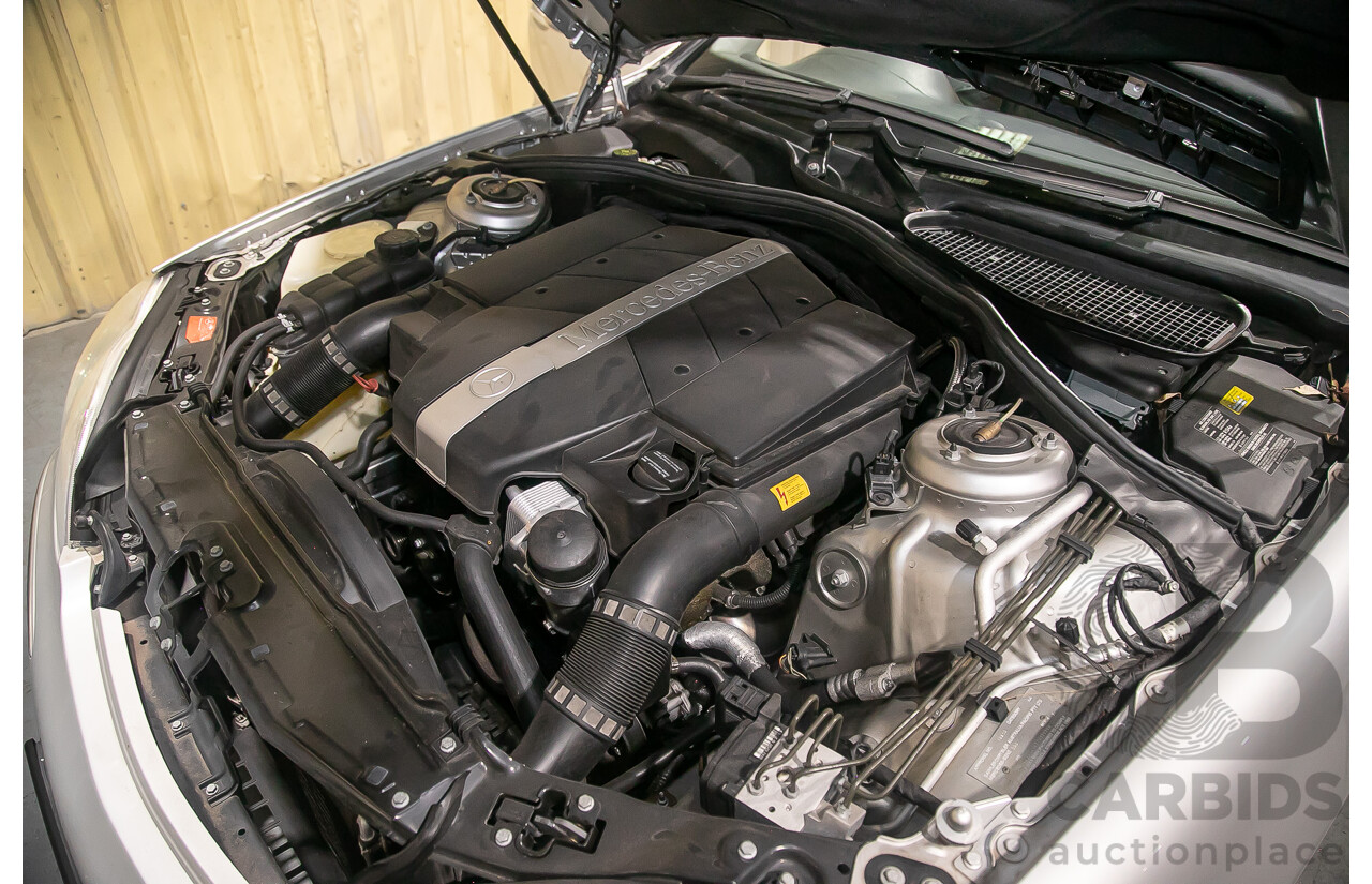 6/2003 Mercedes Benz S350 W220 4d Sedan Brilliant Silver Metallic V6 3.7L