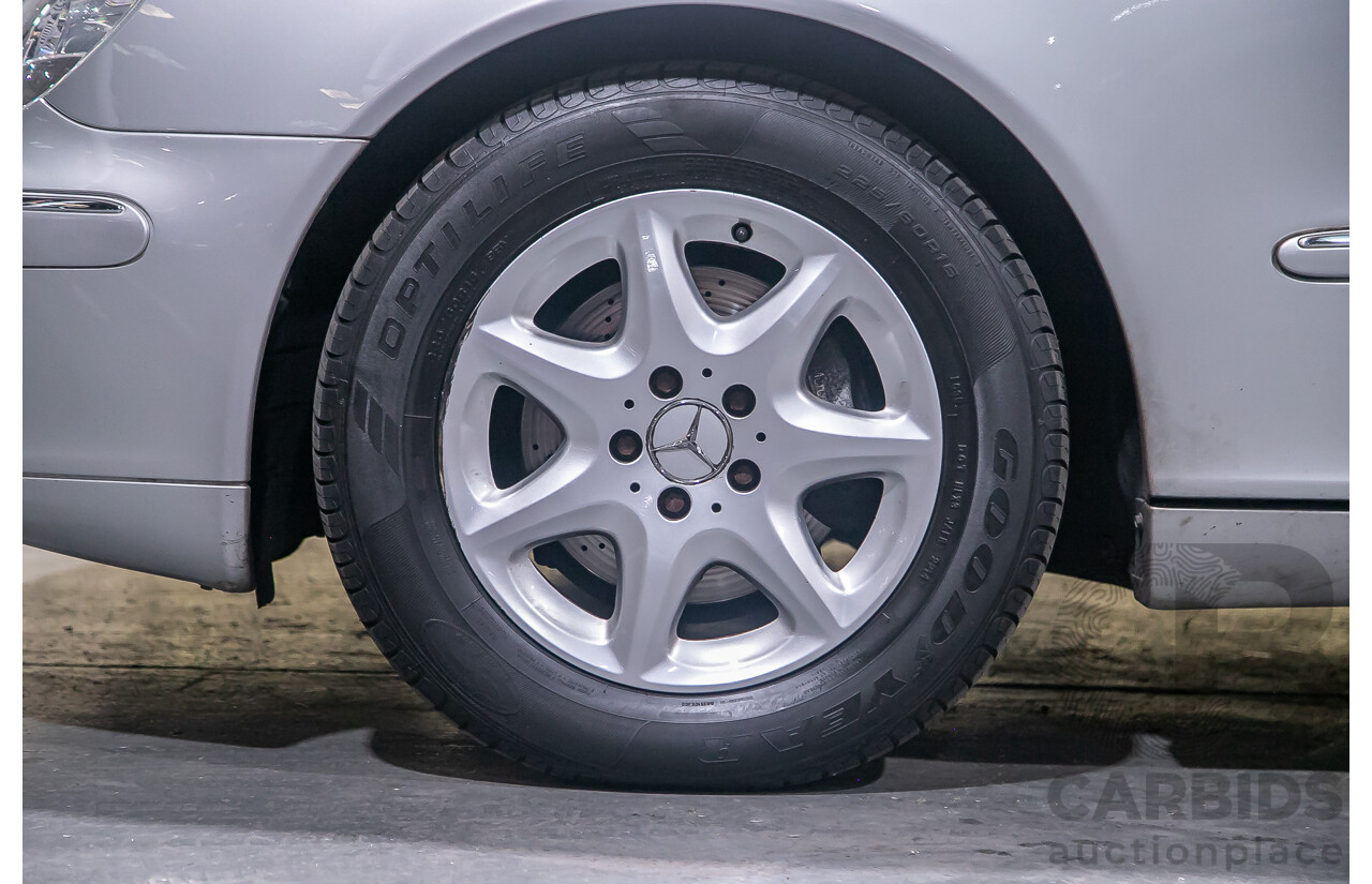 6/2003 Mercedes Benz S350 W220 4d Sedan Brilliant Silver Metallic V6 3.7L