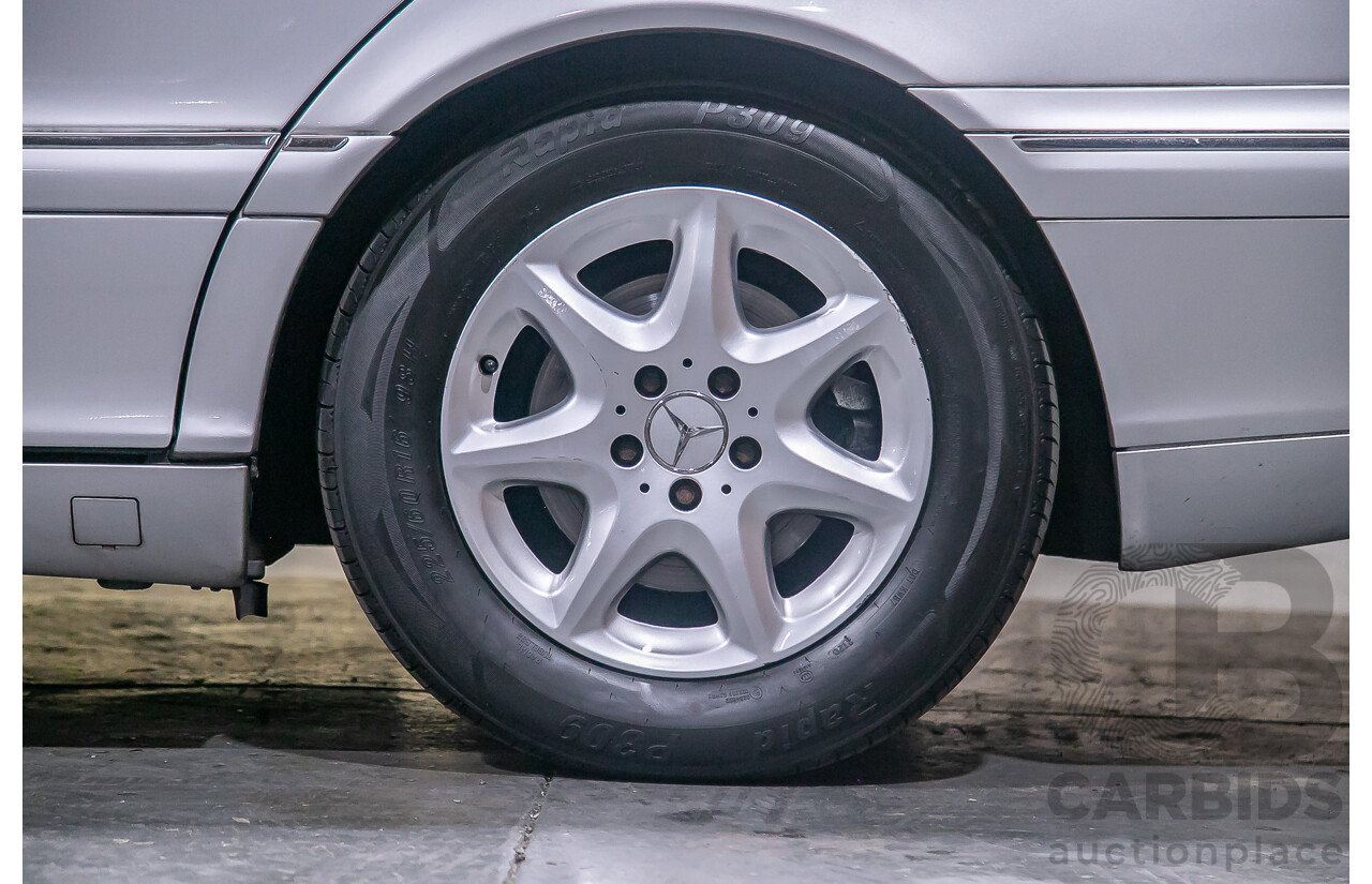 6/2003 Mercedes Benz S350 W220 4d Sedan Brilliant Silver Metallic V6 3.7L