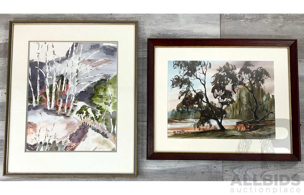 Mary Rochford, River Scene, Watercolour, - Lot 1527051 | ALLBIDS