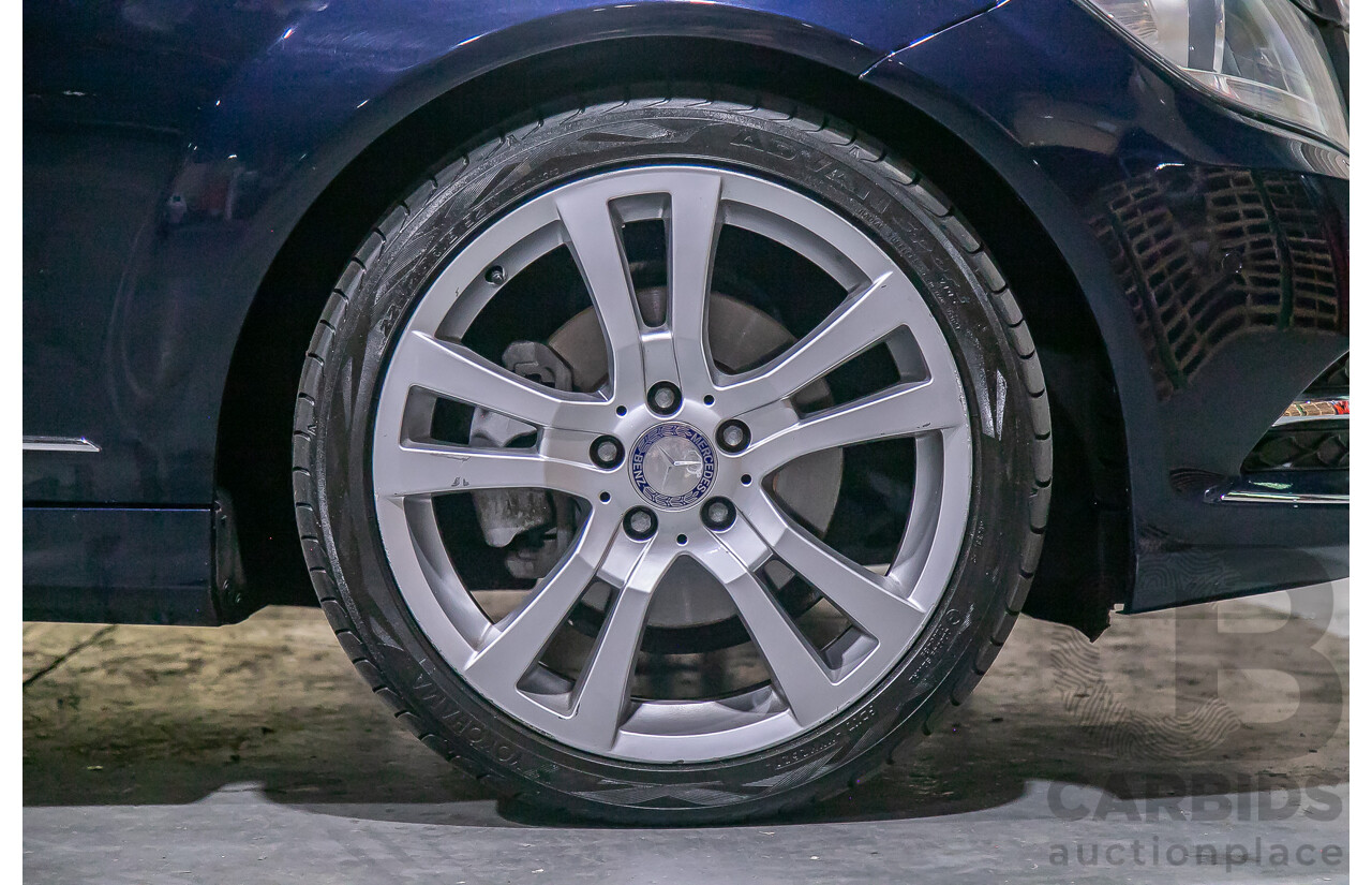 8/2012 Mercedes Benz C250 CDI Avantgarde BE W204 MY12 4d Sedan Blue Turbo Diesel 2.1L