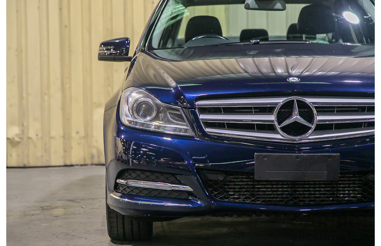 8/2012 Mercedes Benz C250 CDI Avantgarde BE W204 MY12 4d Sedan Blue Turbo Diesel 2.1L