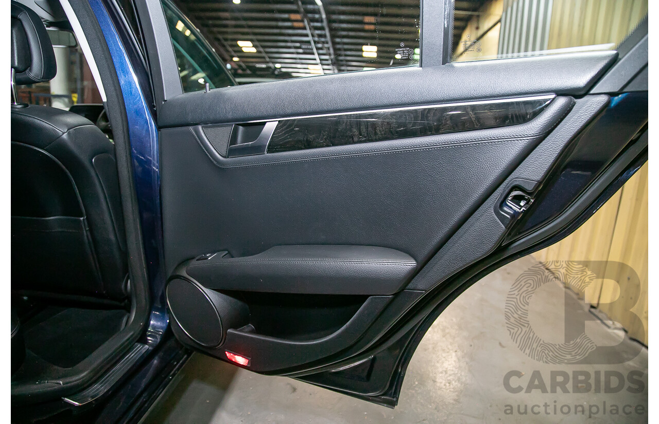 8/2012 Mercedes Benz C250 CDI Avantgarde BE W204 MY12 4d Sedan Blue Turbo Diesel 2.1L