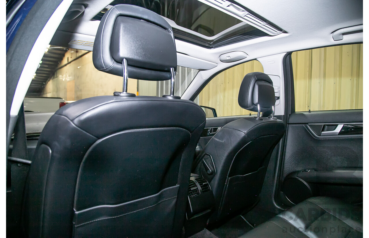 8/2012 Mercedes Benz C250 CDI Avantgarde BE W204 MY12 4d Sedan Blue Turbo Diesel 2.1L