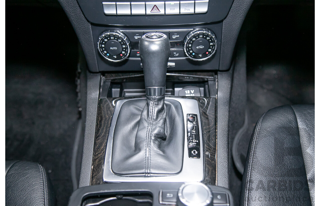 8/2012 Mercedes Benz C250 CDI Avantgarde BE W204 MY12 4d Sedan Blue Turbo Diesel 2.1L