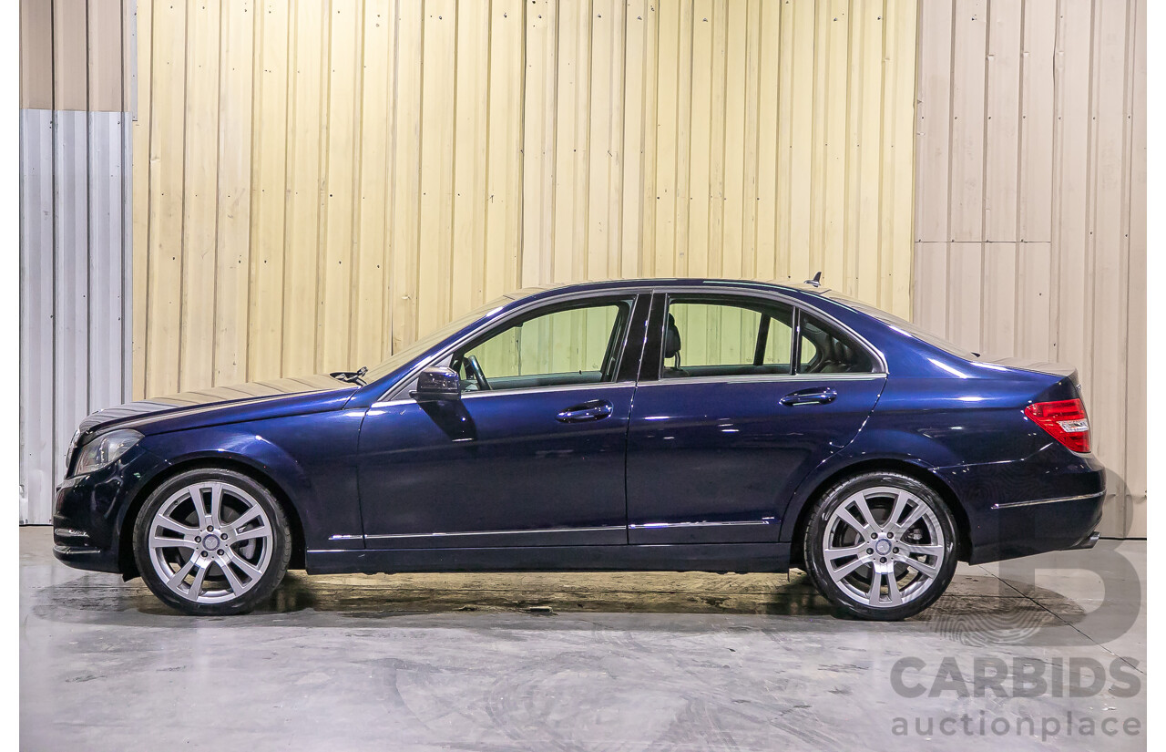 8/2012 Mercedes Benz C250 CDI Avantgarde BE W204 MY12 4d Sedan Blue Turbo Diesel 2.1L