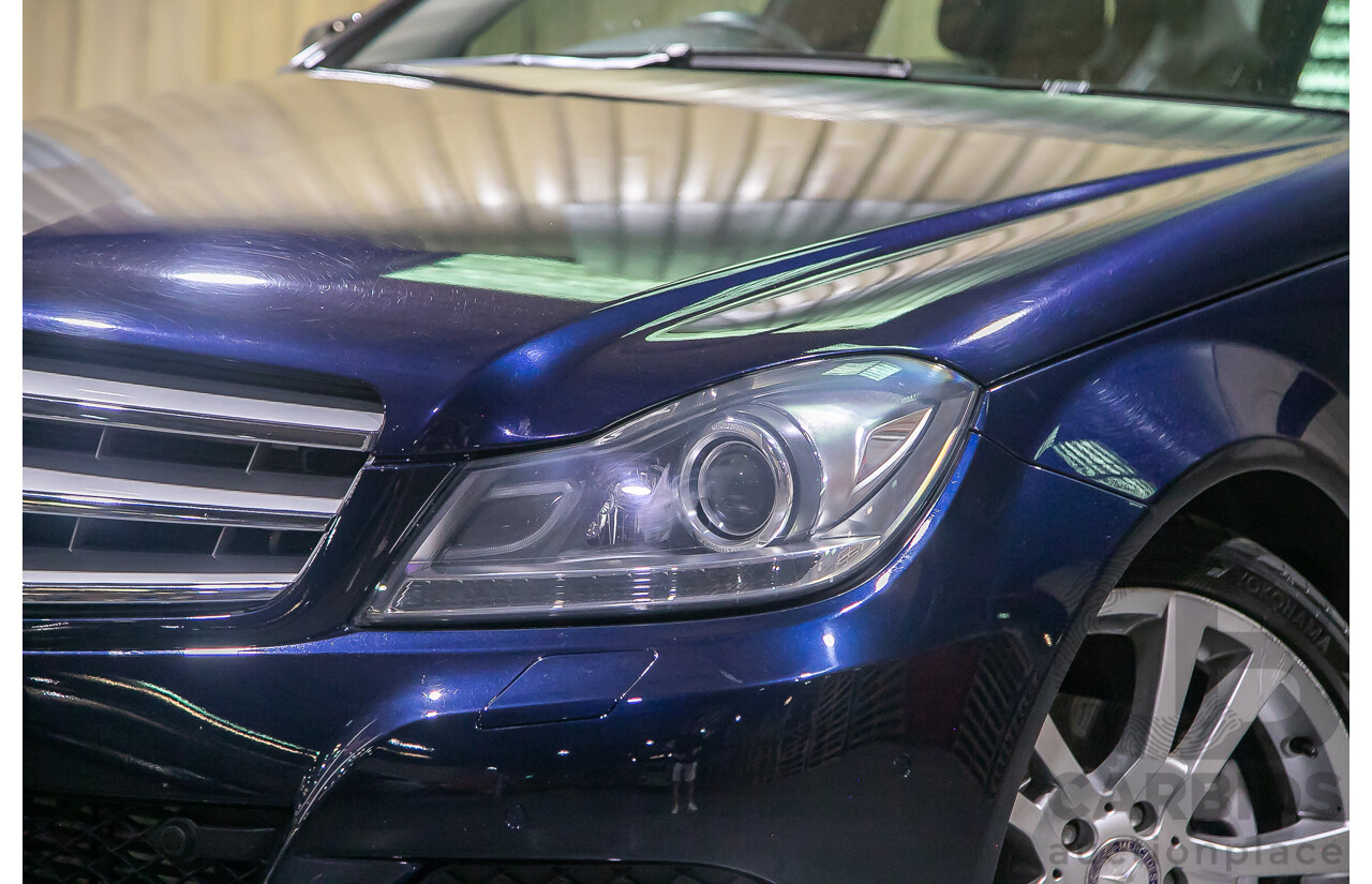 8/2012 Mercedes Benz C250 CDI Avantgarde BE W204 MY12 4d Sedan Blue Turbo Diesel 2.1L