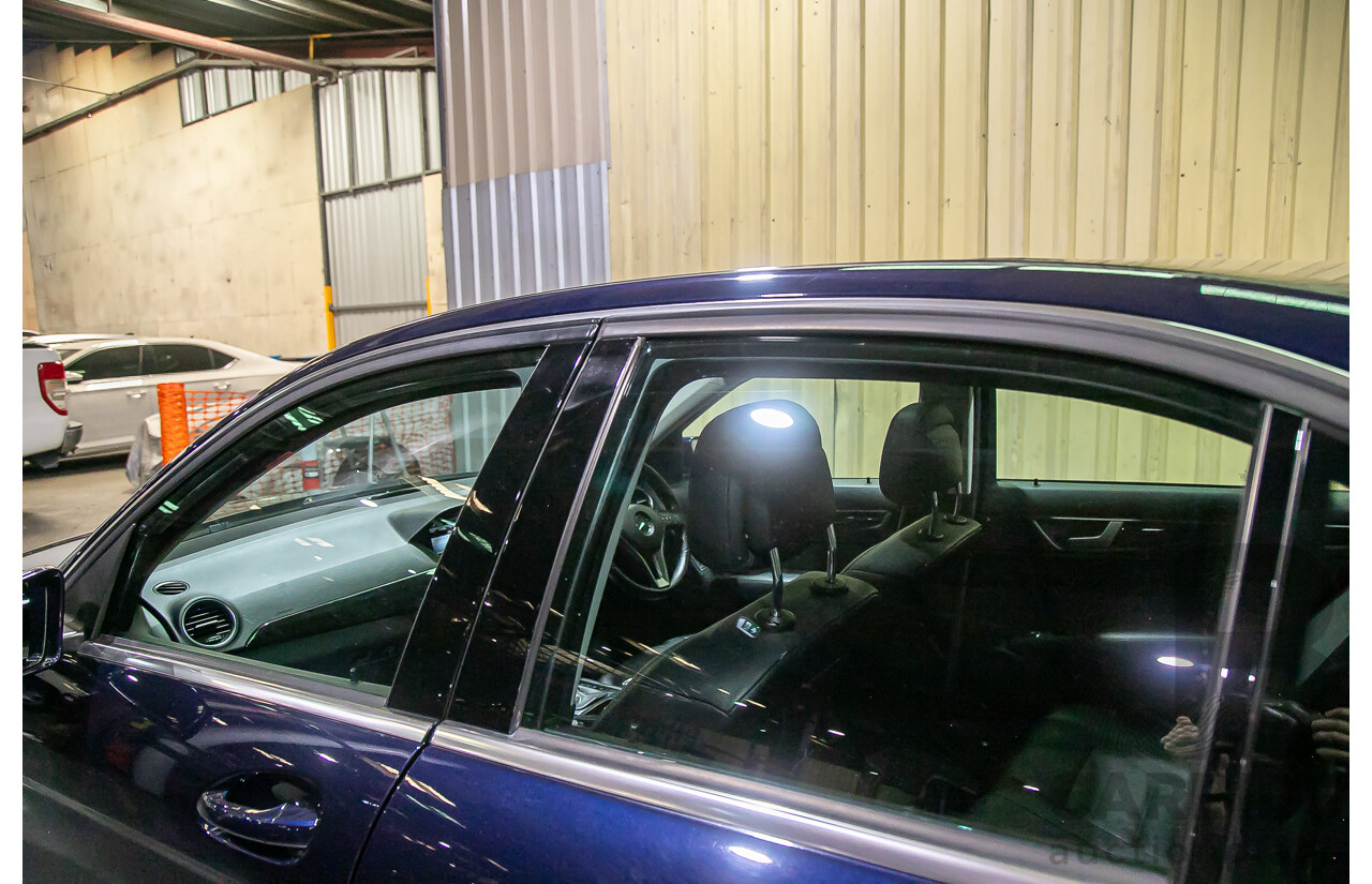 8/2012 Mercedes Benz C250 CDI Avantgarde BE W204 MY12 4d Sedan Blue Turbo Diesel 2.1L
