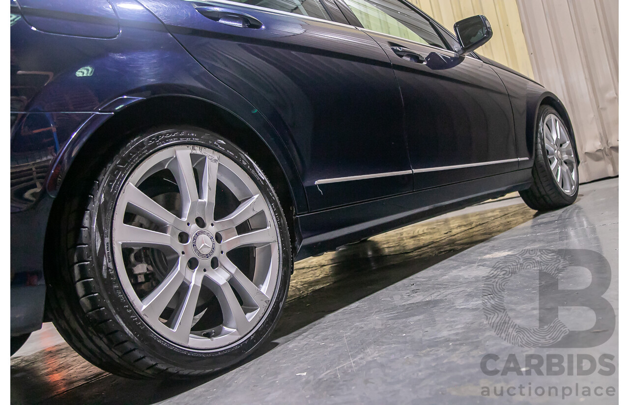8/2012 Mercedes Benz C250 CDI Avantgarde BE W204 MY12 4d Sedan Blue Turbo Diesel 2.1L
