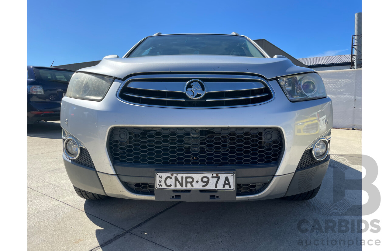05/13 Holden Captiva 7 LX (4x4) AWD CG MY12 4D Wagon Silver 3.0L