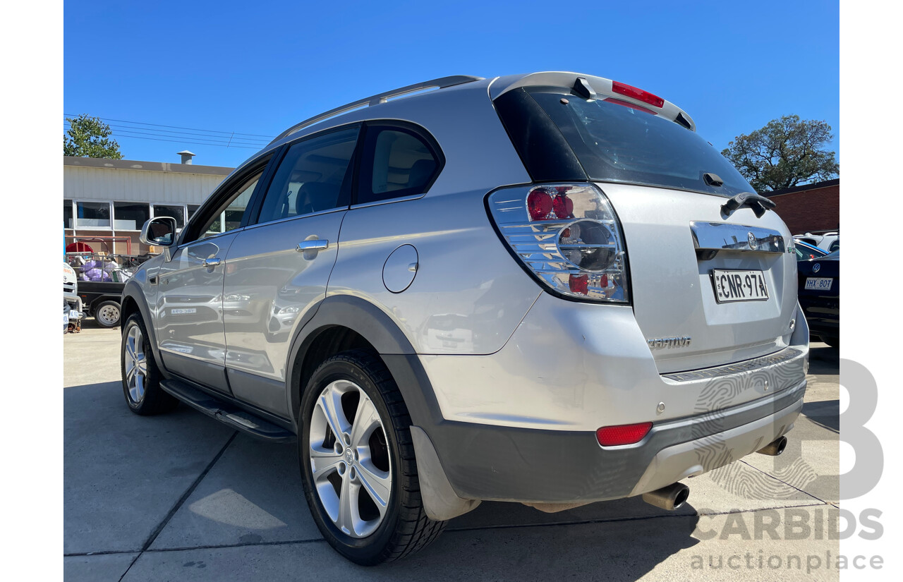 05/13 Holden Captiva 7 LX (4x4) AWD CG MY12 4D Wagon Silver 3.0L