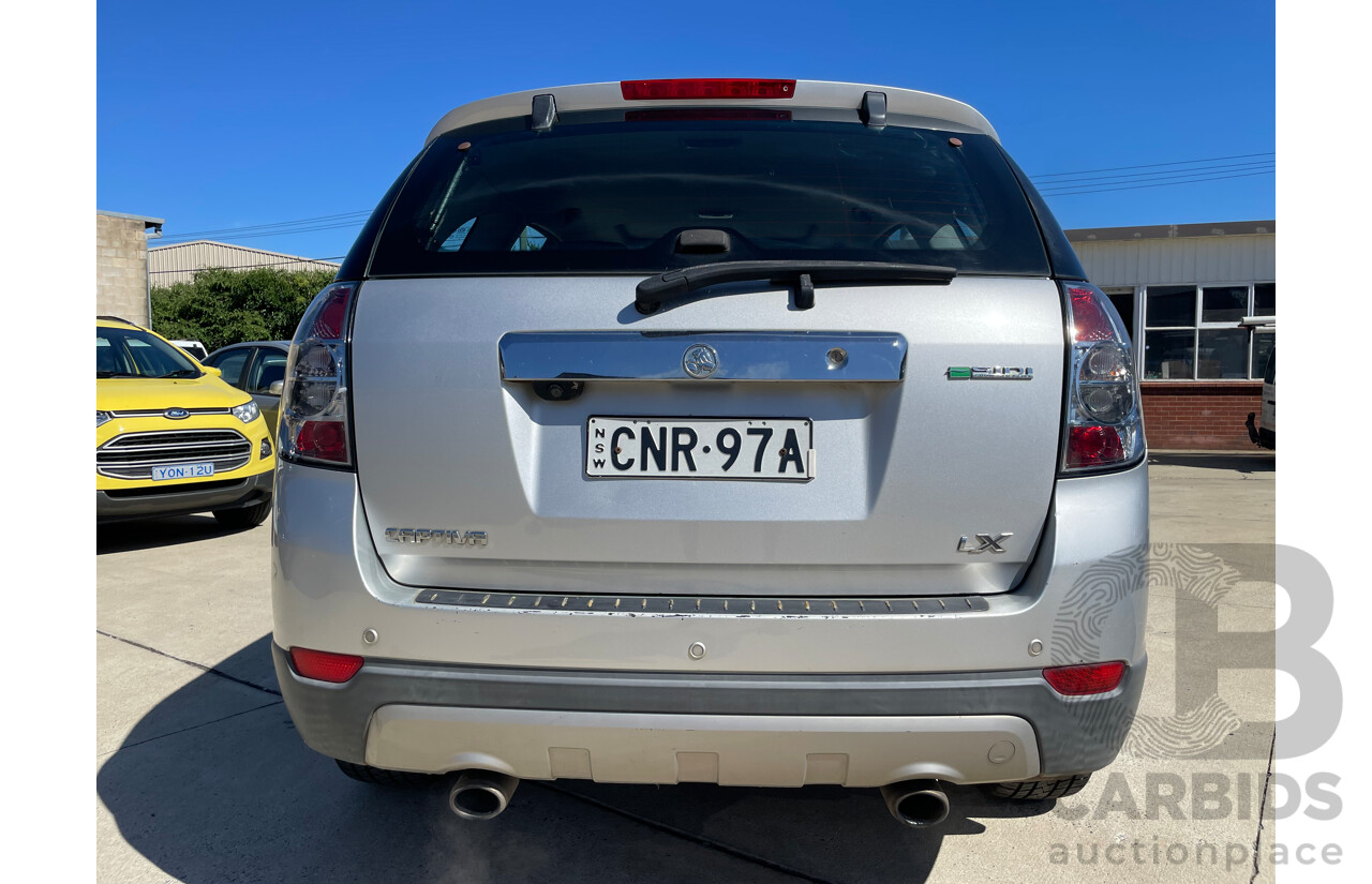 05/13 Holden Captiva 7 LX (4x4) AWD CG MY12 4D Wagon Silver 3.0L